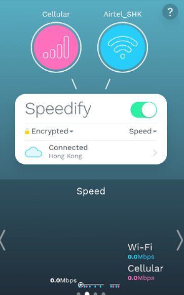 speedify android use wifi data