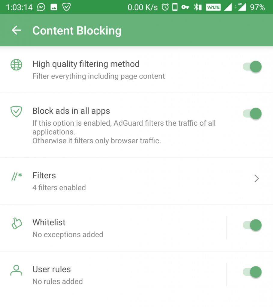 adguard content blocking