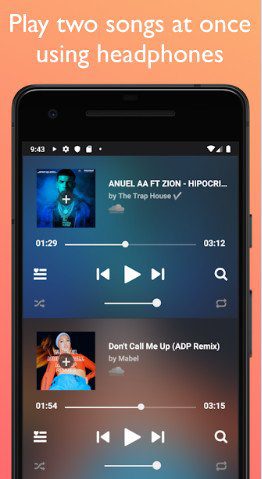 SplitCloud Double Music APK v7.1 – Play 2 Songs at Once [2023]