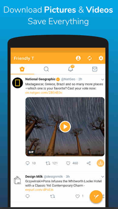 Friendly For Twitter Mod Apk download