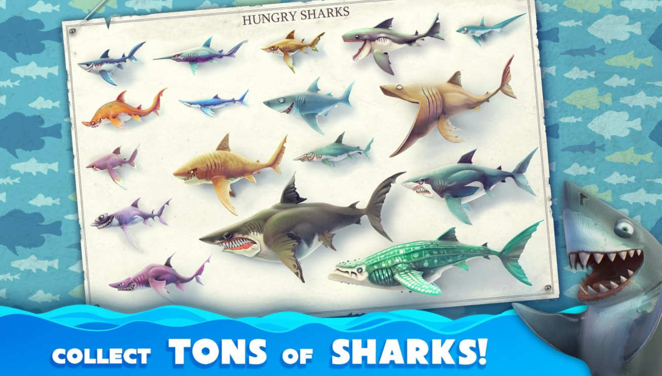 Hungry Shark World - 2020 - New Update - NEW VIP SHARK UNLOCKED - All 33  Sharks Unlocked 