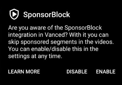 youtube sponsorblock