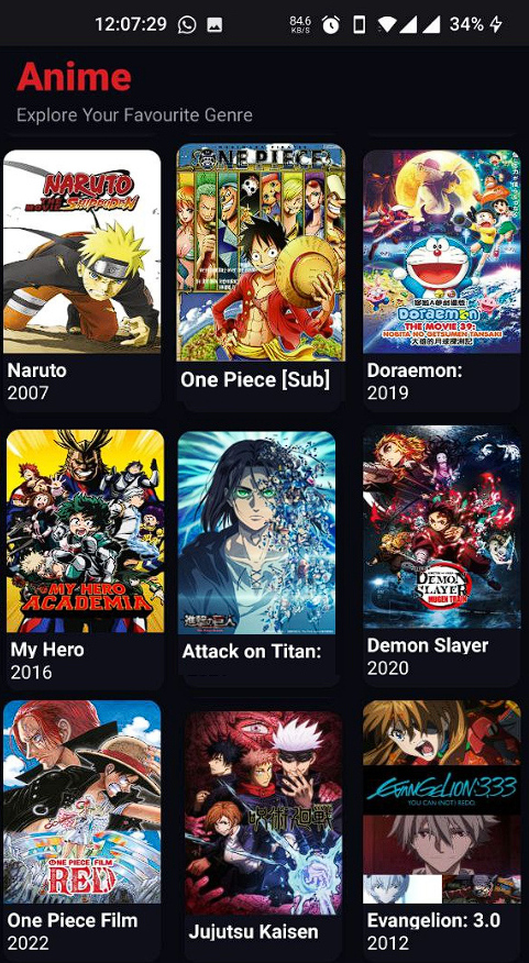 Free HD Movies & Anime APK Download for Android 2023